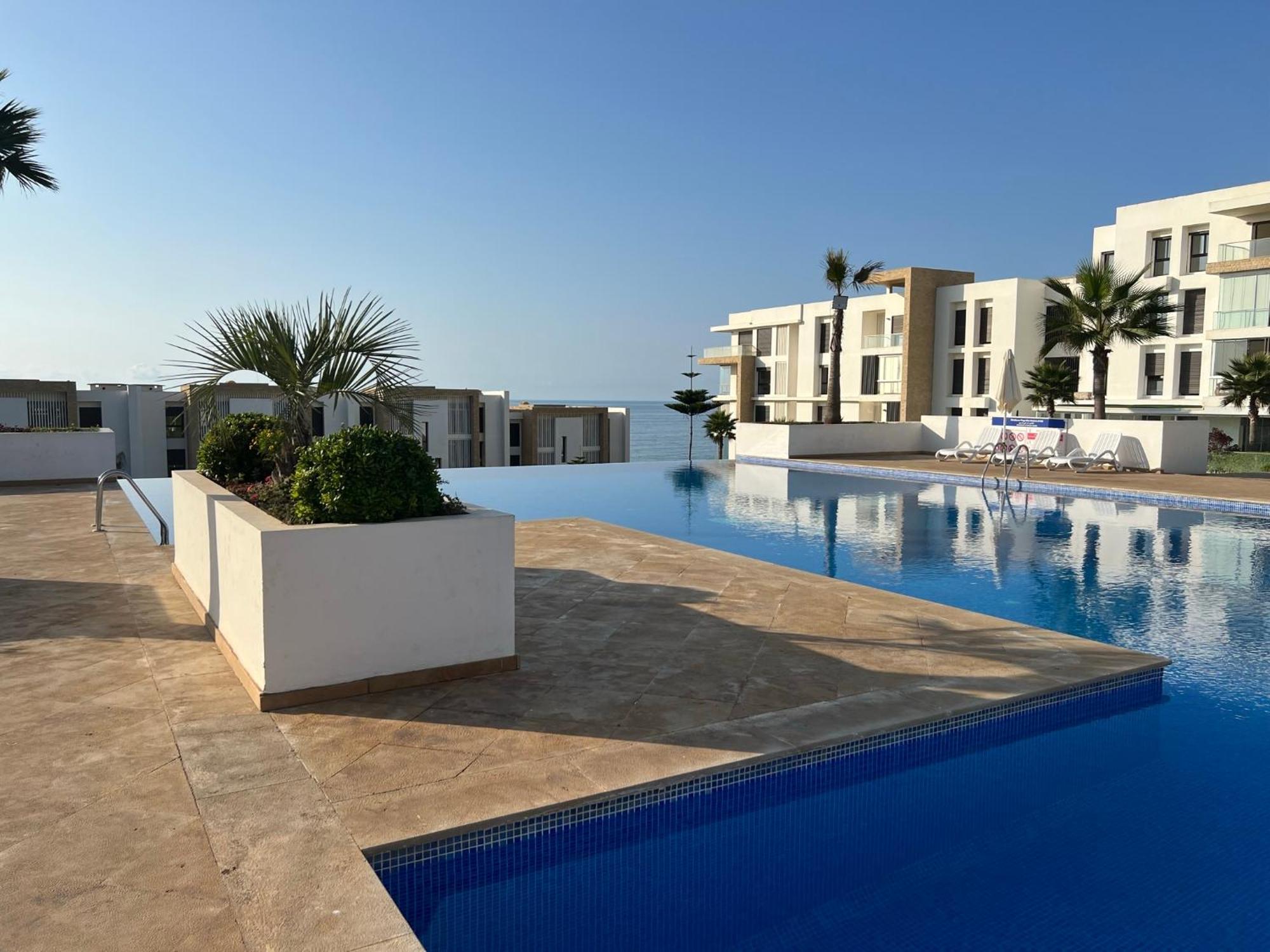 2 Bedroom Apartment With Sea View And Private Pool Sidi Bouqnadel Eksteriør bilde